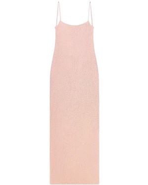 Area Crystal-Embellished Maxi Dress - Pink