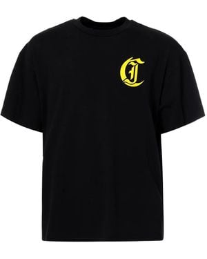 Just Cavalli Cotton T-Shirt - Black
