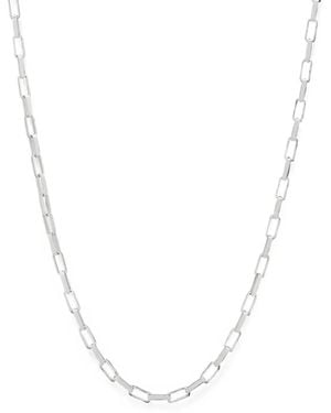 Tom Wood Collar Billie Con Cadena - Blanco