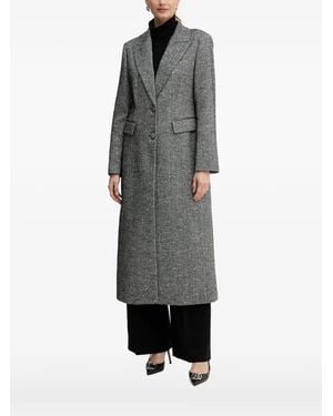 Guess Abrigo con motivo de espiga - Gris