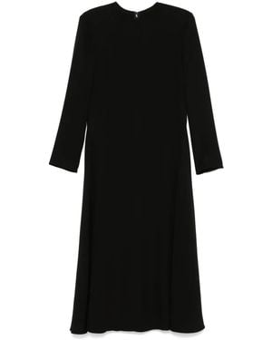 Valentino Garavani Silk Midi Dress - Black
