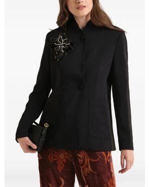 Maliparmi Blazer Con Doble Botonadura - Negro