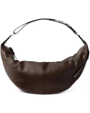 Lemaire Quiver Clip Bag - Brown