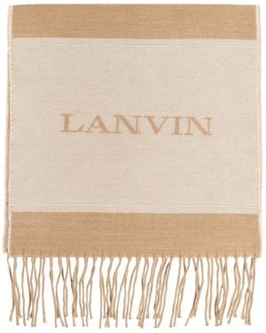 Lanvin Fringed Scarf - Neutro