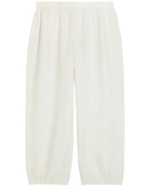 Suzie Kondi Pantalon Delos À Chevilles Élastiquées - White