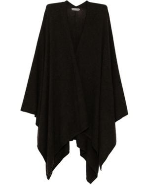 N.Peal Cashmere Capa Lily - Negro