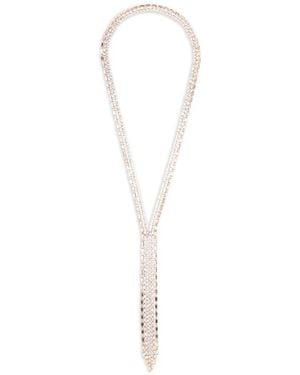 Rosantica Amarena Crystal-Embellished Bijoux Necklace - White
