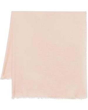 Gucci Sjaal Met Gerafelde Afwerking - Naturel