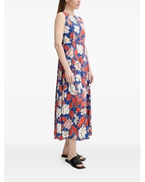 Marc O' Polo Floral-Print Sleeveless Midi Dress - White