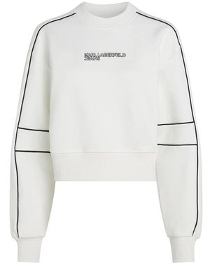 Karl Lagerfeld ロゴ スウェットシャツ - グレー