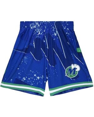Mitchell & Ness "Nba Dallas Mavericks 1998" Hyper Hoops Basketball Shorts - Blue