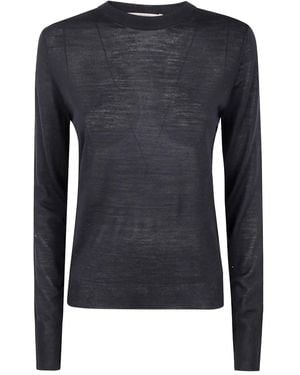 Nuur Crew-Neck Sweater - Blue