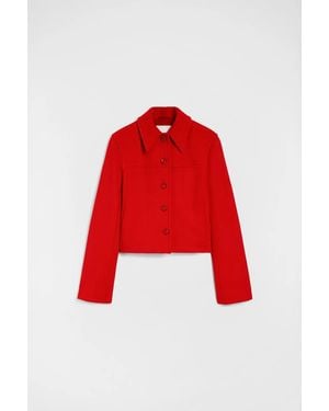 Jil Sander Wool Jacket - Red