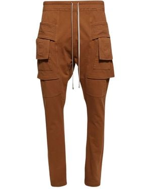 Rick Owens Cargo-Pocket Pants - Brown