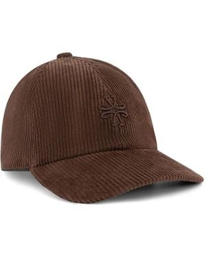 Jacob Cohen Logo-Embroidered Corduroy Baseball Cap - Brown