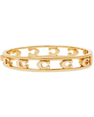 COACH Logo Bracelet - Metallic