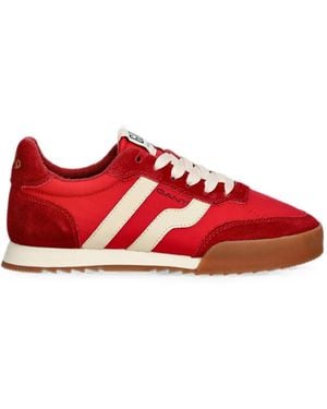 GANT Logo-Patch Trainers - Red