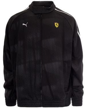 PUMA X Scuderia Ferrari Zip-Up Track Jacket - Black