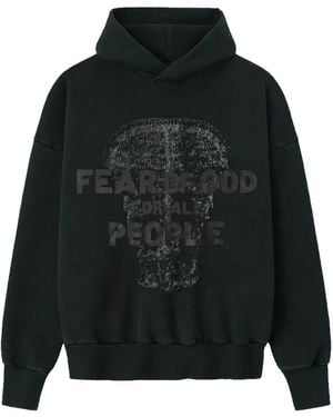Fear Of God Hoodie À Imprimé Graphique - Black