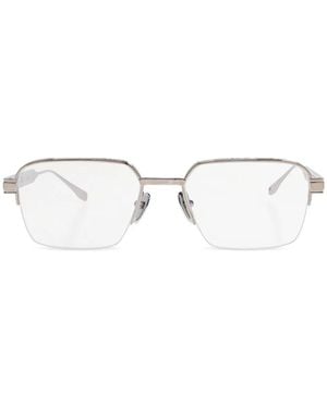 Balmain Lunettes De Vue À Monture Rectangulaire - Métallisé