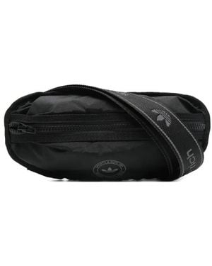 adidas X Sporty & Rich Logo-Print Belt Bag - Black