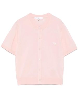 Maison Kitsuné Maison Kitsune 'fox Motif Top - Roze