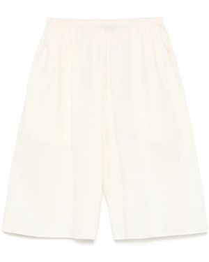 Elena Velez Praire Bermuda Shorts - White