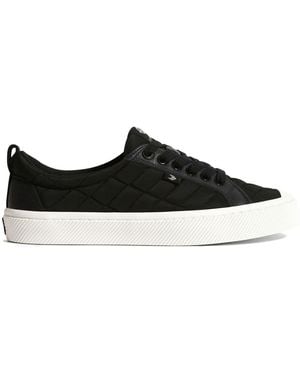 CARIUMA Oca Low Quilted Lace-Up Trainers - Black