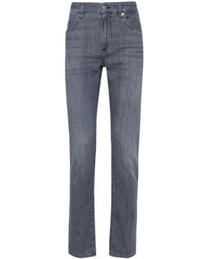BOSS Mid-Rise Slim-Fit Jeans - Blue