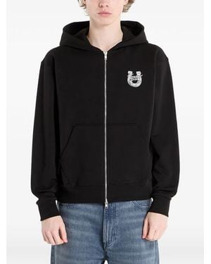 KENZO Lunar New Year Zip-Up Graphic Hoodie - Black
