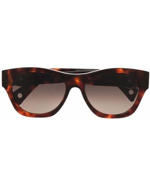 Lanvin Occhiali Da Sole Tartarugati - Marrone