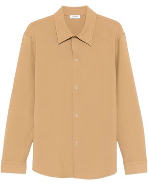 Sandro Linnen Overhemd - Naturel