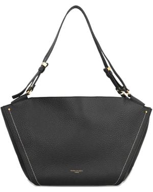 Gianni Chiarini Leather Shoulder Bag - ブラック