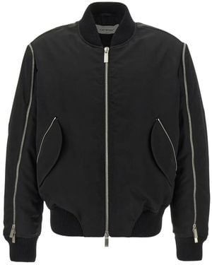 Off-White c/o Virgil Abloh Nylon Padded Bomber Jacket - Black