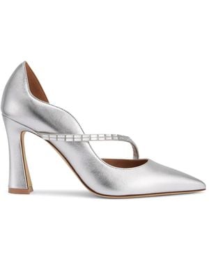 Malone Souliers Bettina Pumps Mit Kristallen - Weiß