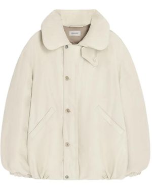 Lemaire Bubble-Collar Puffer Jacket - Natural