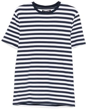 Michael Kors Striped Short-Sleeve T-Shirt - Blue