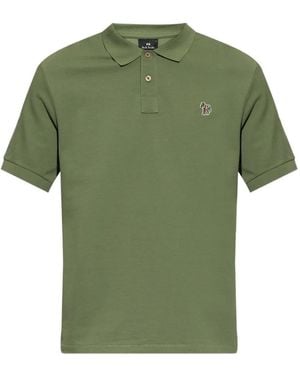 Paul Smith Zebra-Patch Polo Shirt - Green