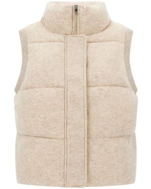 HUGO Padded Gilet - Natural