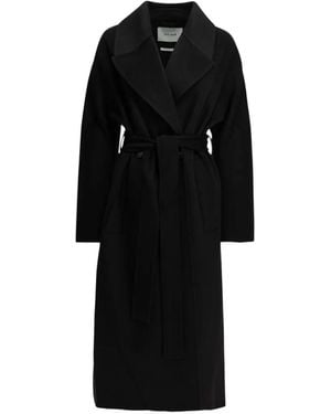 IVY & OAK Iocybele Belted Wool Coat - Black