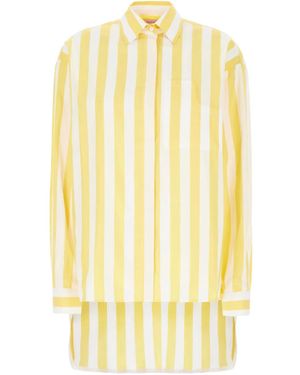 CUANTICO Cotton Shirt - Yellow