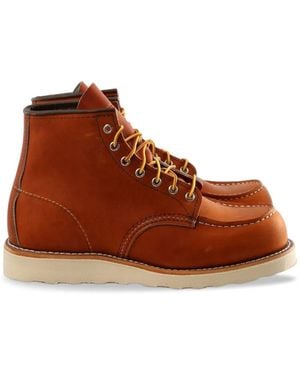 Red Wing 875 Moc-Toe Leather Boots - Brown