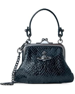 Vivienne Westwood Mini Granny Frame Tote Bag - Blue