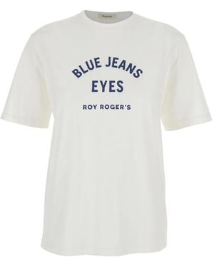 Roy Rogers X Eva Herzigová Printed T-Shirt - White