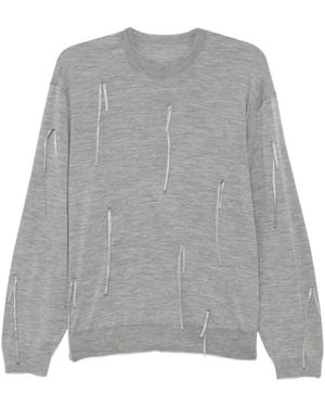 JNBY Fringed T-Shirt - Gray