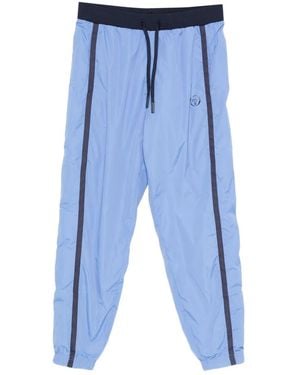 Sergio Tacchini Pantaloni Con Righe Laterali - Blu