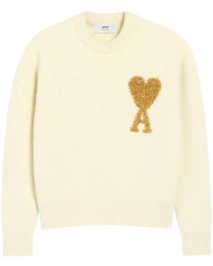 Ami Paris Jersey Ami de Coeur - Neutro