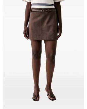 Guess Suede Mini Skirt - Brown
