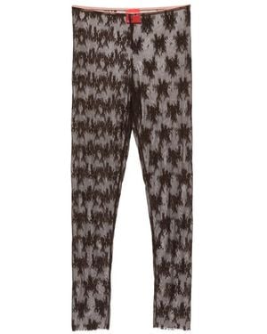 ..,merci Pantalones Con Encaje Floral - Gris