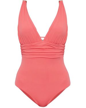 Melissa Odabash Maillot De Bain Panarea À Fronces - Pink